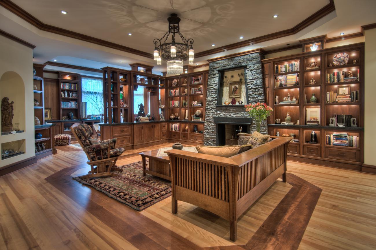 living room towards the study - carpenter's challege - Alison project