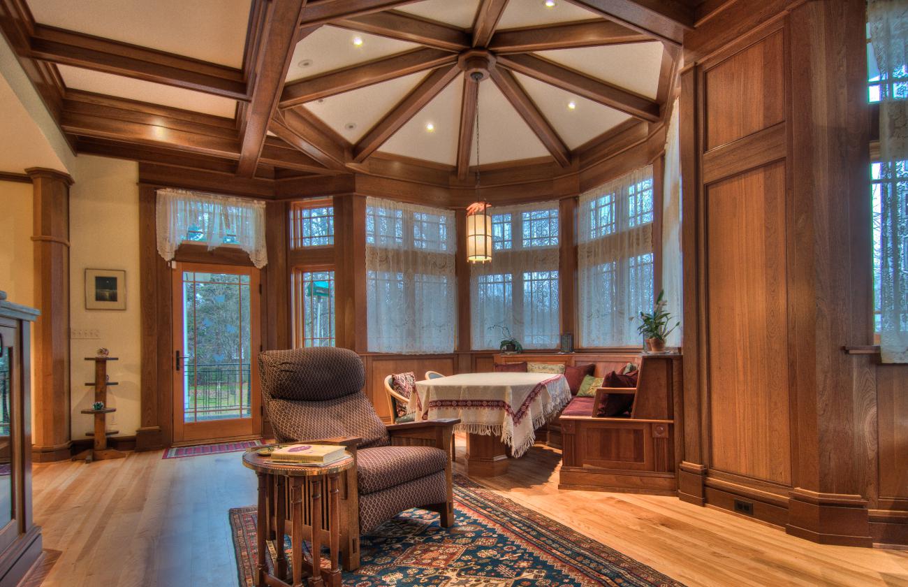 octagon breakfast room - carpenter's challege - Alison project