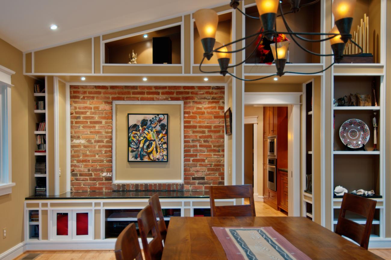 Details from the Ballard's new dining room