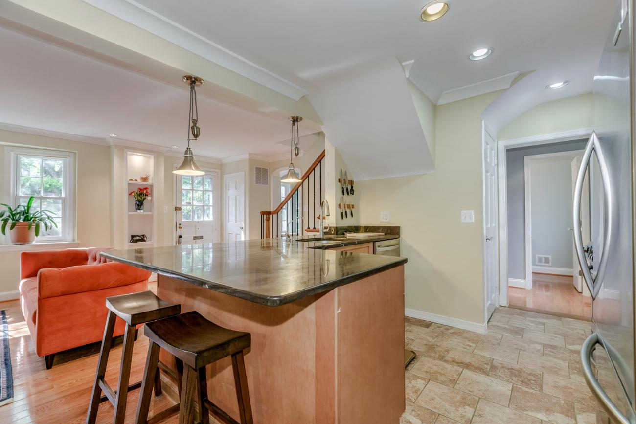 the finished kitchen looking towards the foyer - The Shire of Spring Valley - Ballard & Mensua