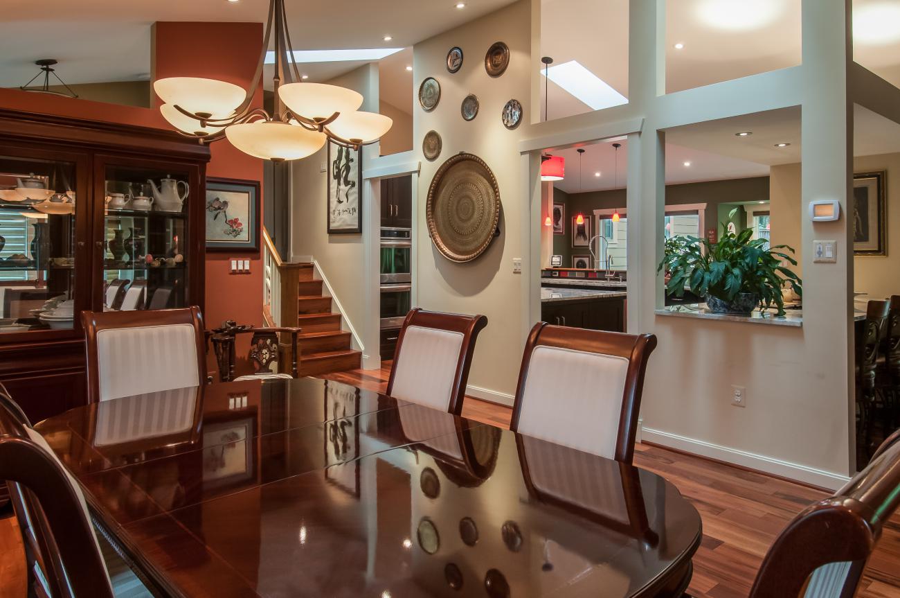 dining room after - Vienna split level renovation - Boswell project