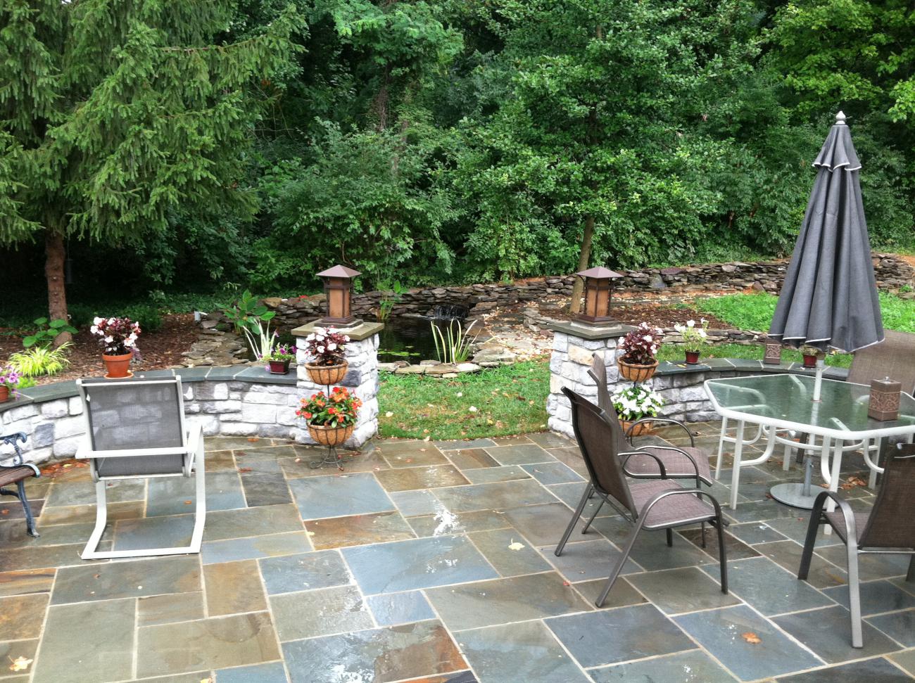 rear patio detail - Vienna split level renovation - Boswell project