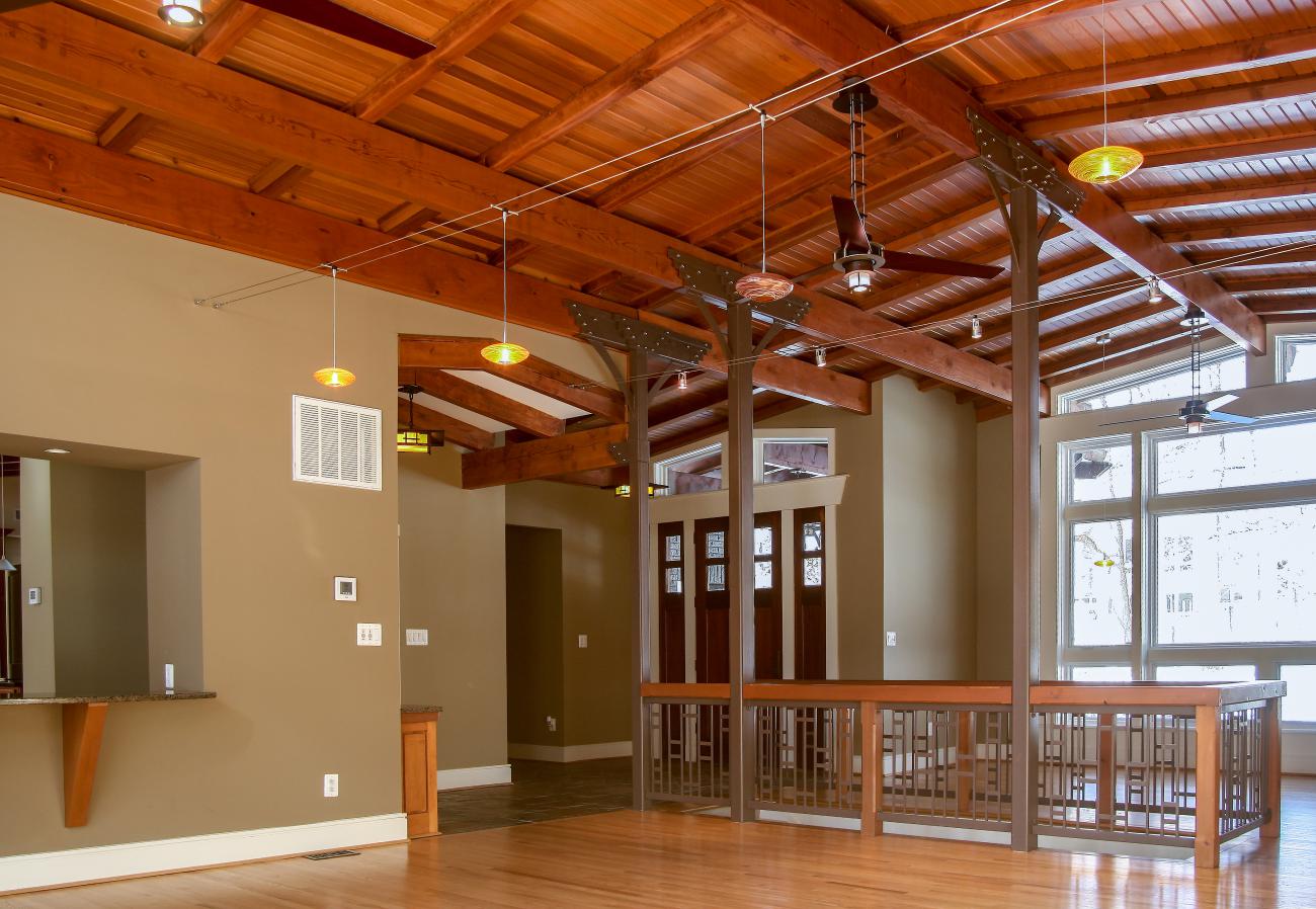 living room ceiling detail - Modern home makeover - Carr Baron project