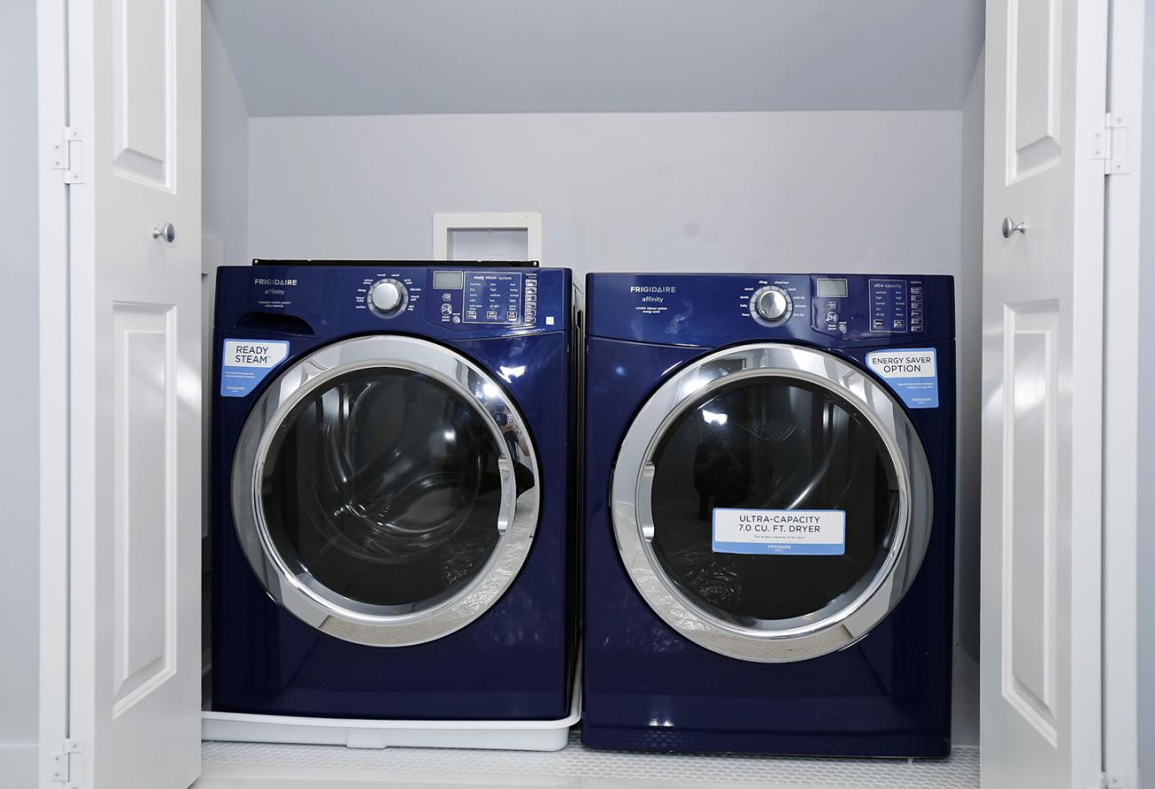 laundry room after - Clarendon bungalow - Cima project