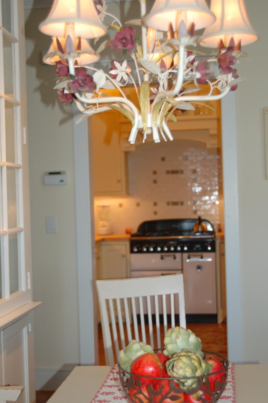 Enrico-Easton - waterfront cottage renovation - dining room chandelier