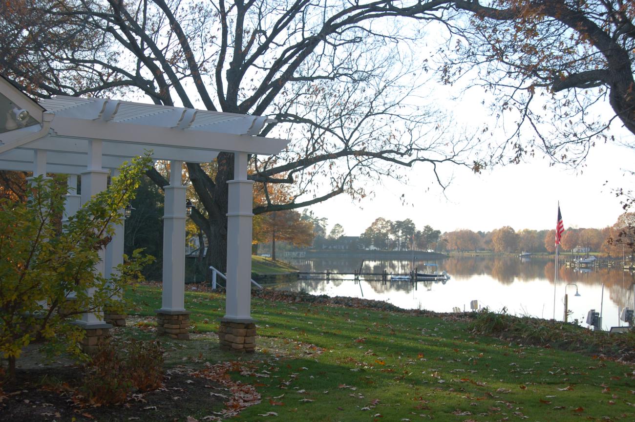 Enrico-Easton - waterfront cottage renovation - exterior towards waterfront