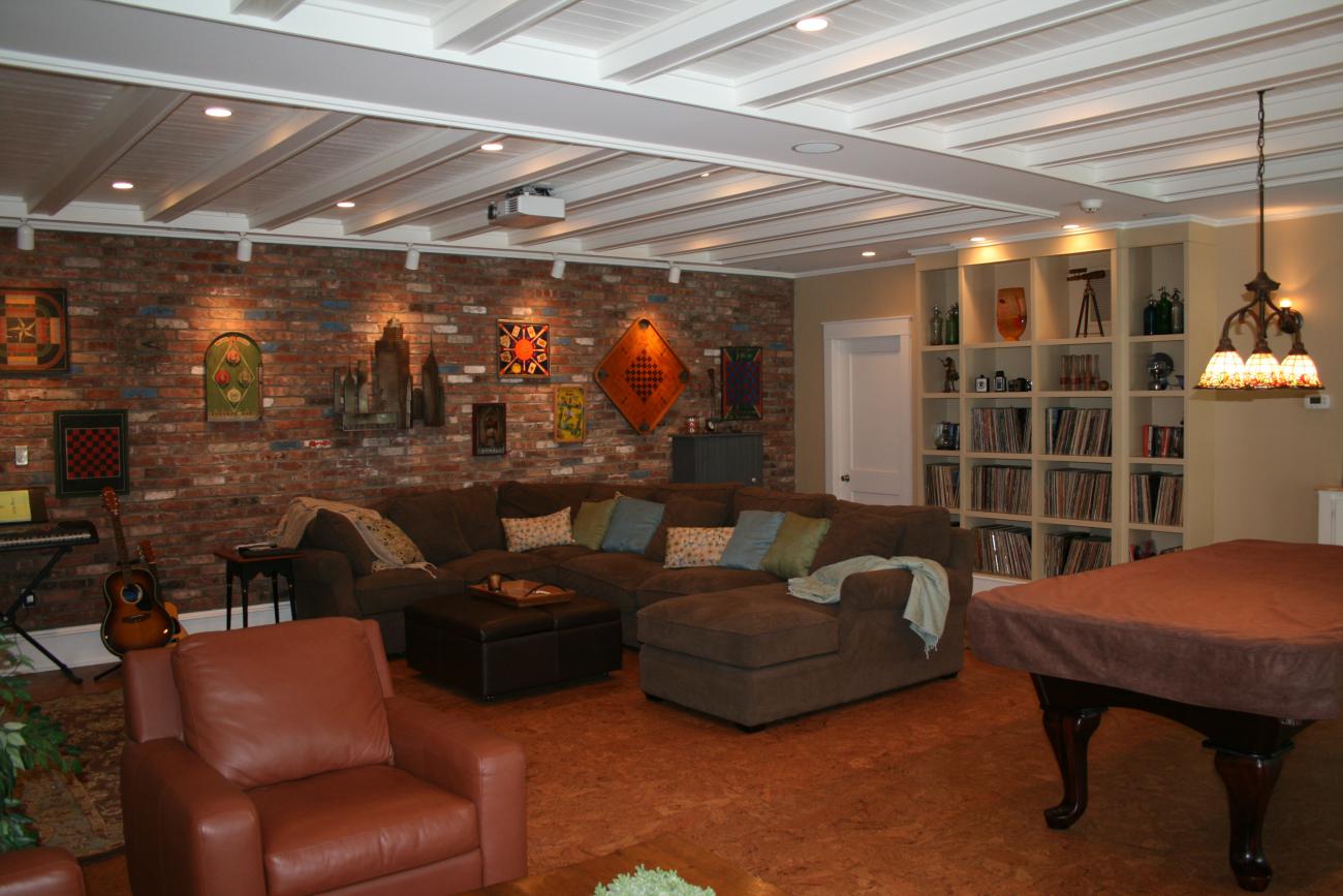 Enrico-Easton - waterfront cottage renovation - family room detail