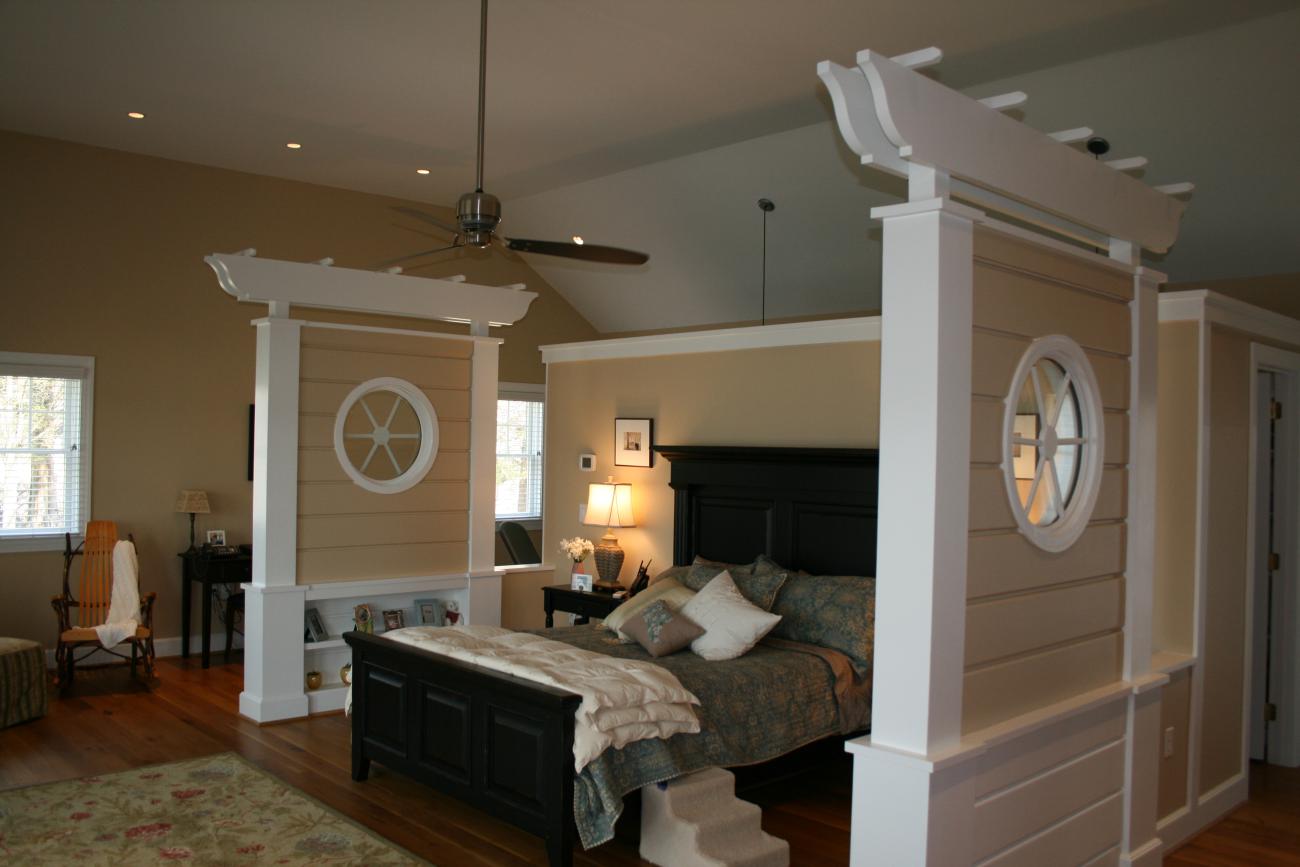Enrico-Easton - waterfront cottage renovation - master bedroom after