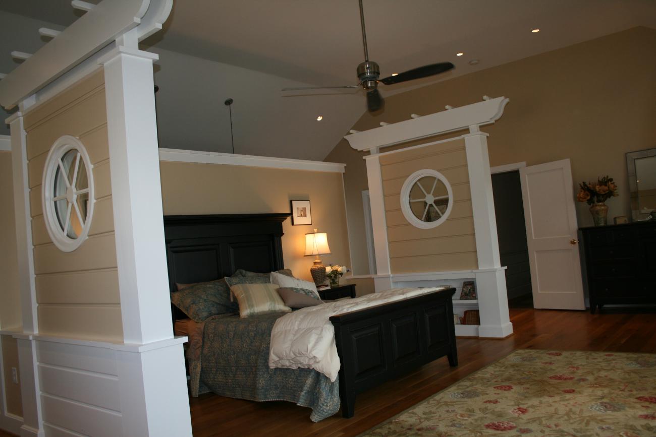 Enrico-Easton - waterfront cottage renovation - master bedroom