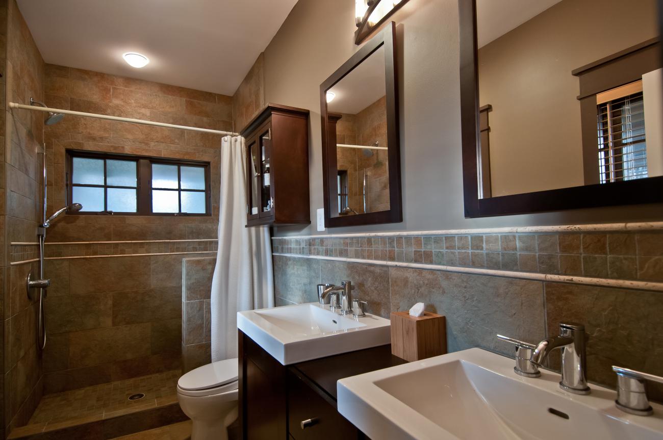 Henry project's master bathroom after renovation