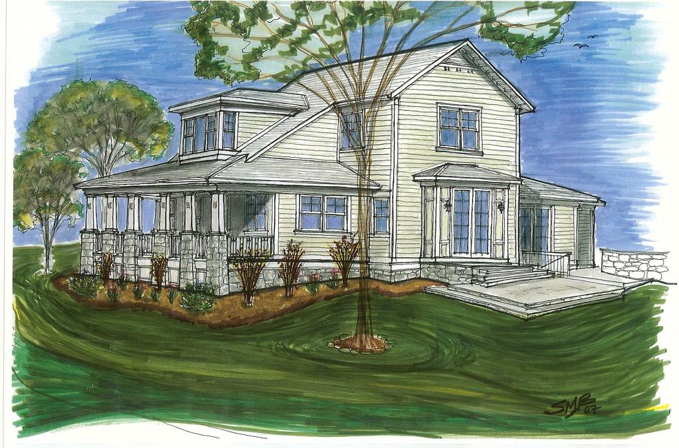 Rendering of the Henry project's side exterior