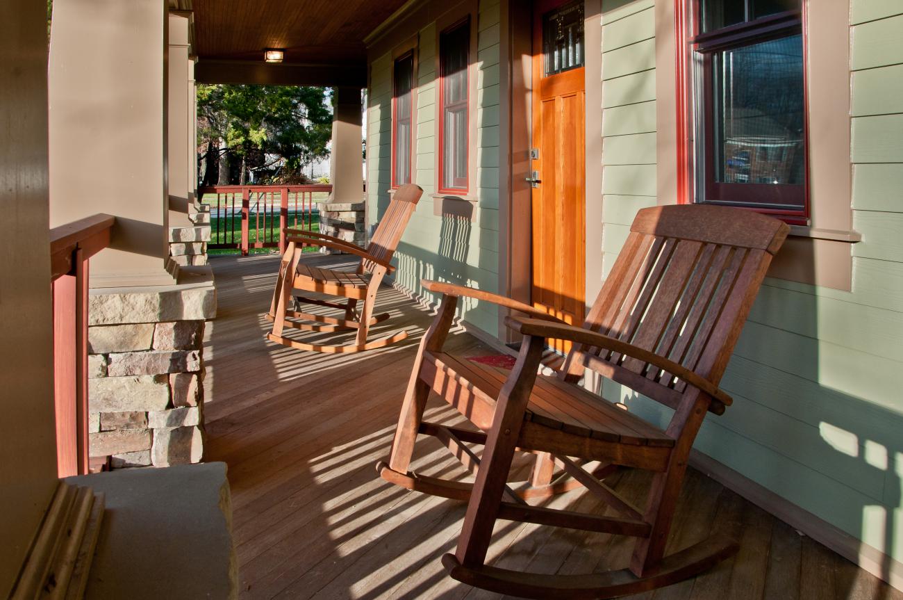 Henry Project's Rocking Chairs on the Front Porch