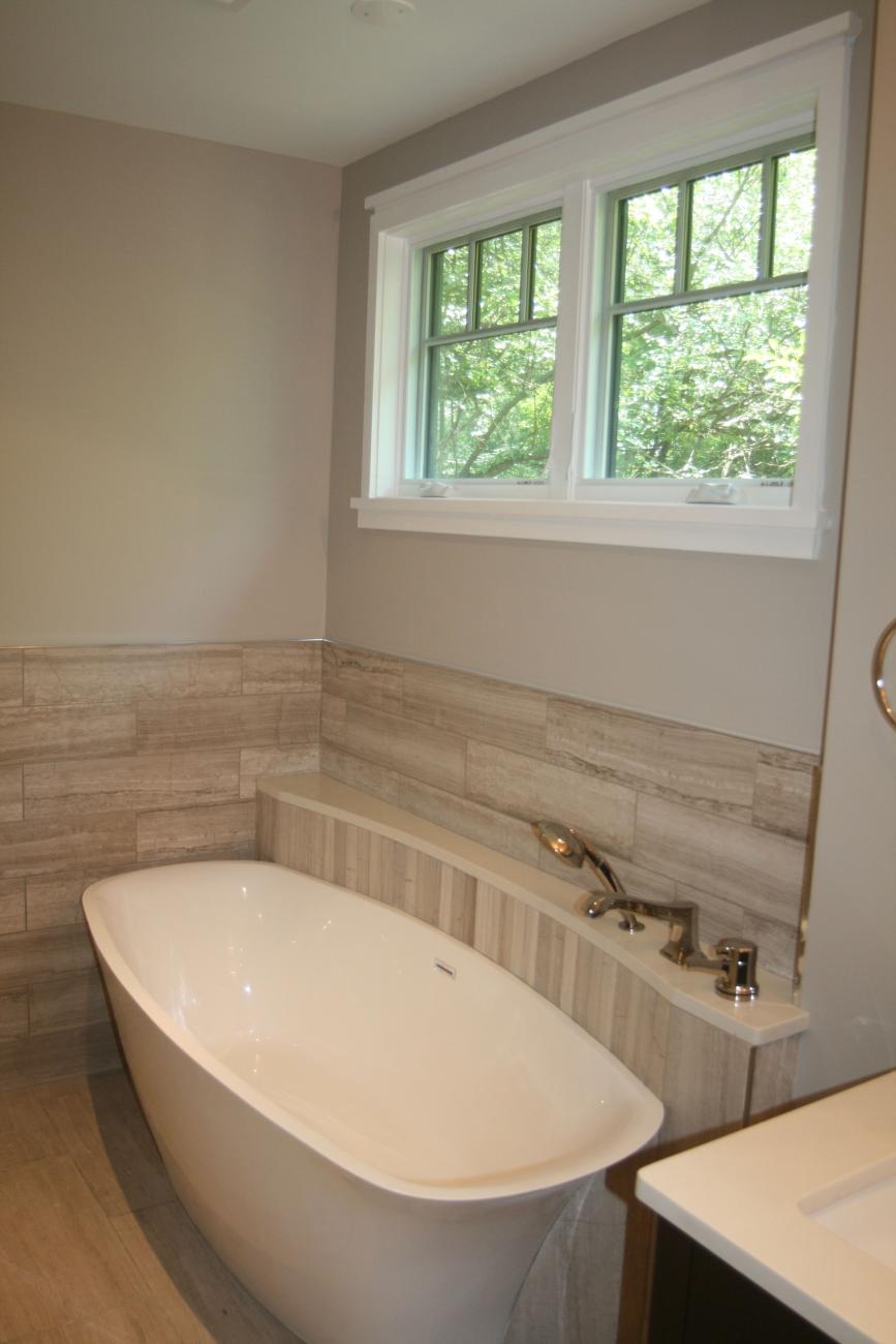 master bathroom tub and windows - McLean renovation - Smith project